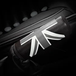 Leather Car Handbrake Grip Cover Anti Slip Protector Sleeve Auto Interior Accessories For BMW MINI Cooper Countryman R50 R53 R55