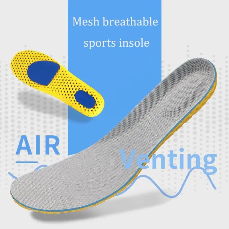 Neue Orthopädische Memory Foam Einlegesohlen Sport Einsatz für Füße Mann Frauen Sohlen Pad Schuhe Sohle Mesh Orthesen Atmungsaktive Lauf Kissen – Detail 1