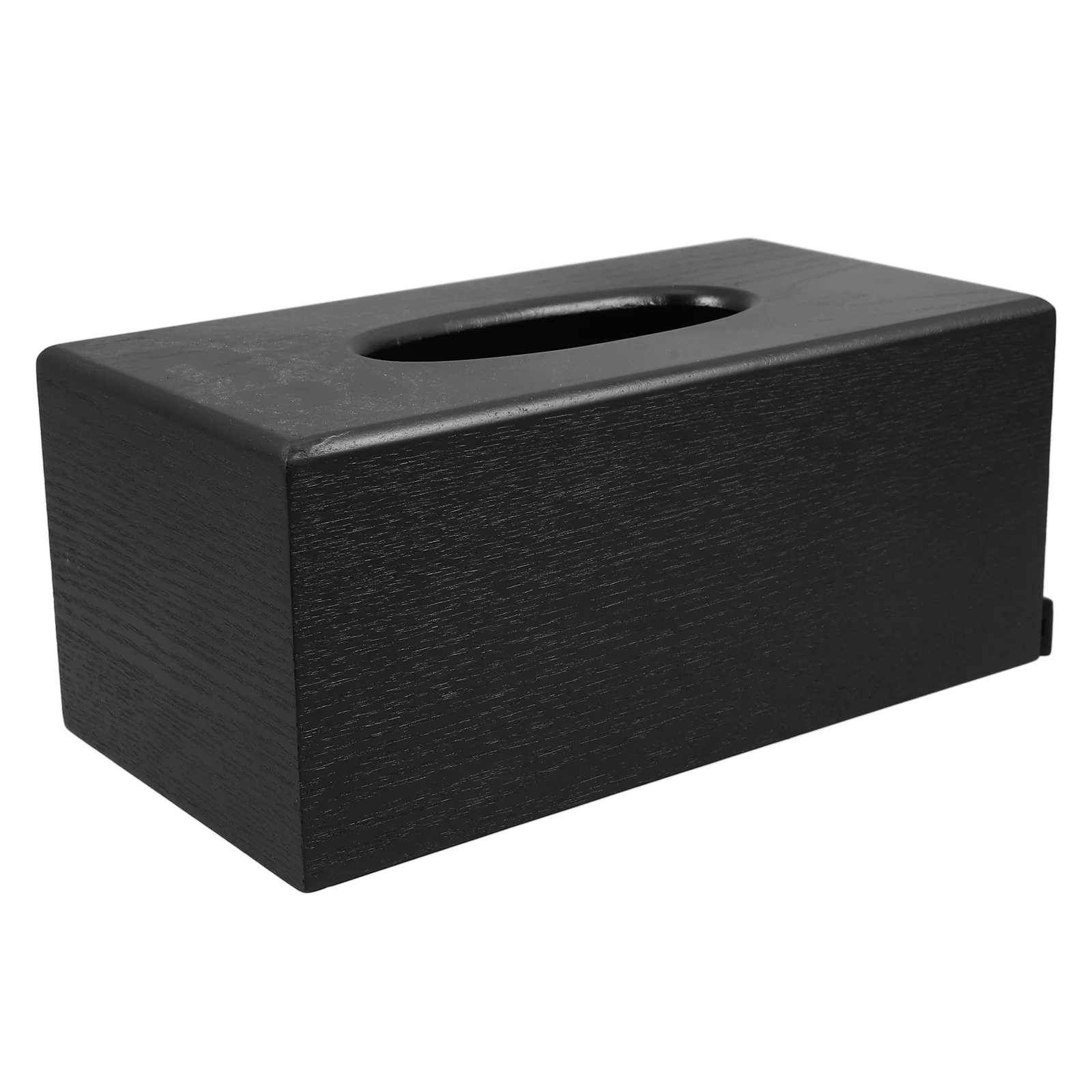 

Solid Wood Tissue Box Cover Rectangle Paper Napkin Holder Organizer Tea Color 23x12x10cm Home Hotel Decor