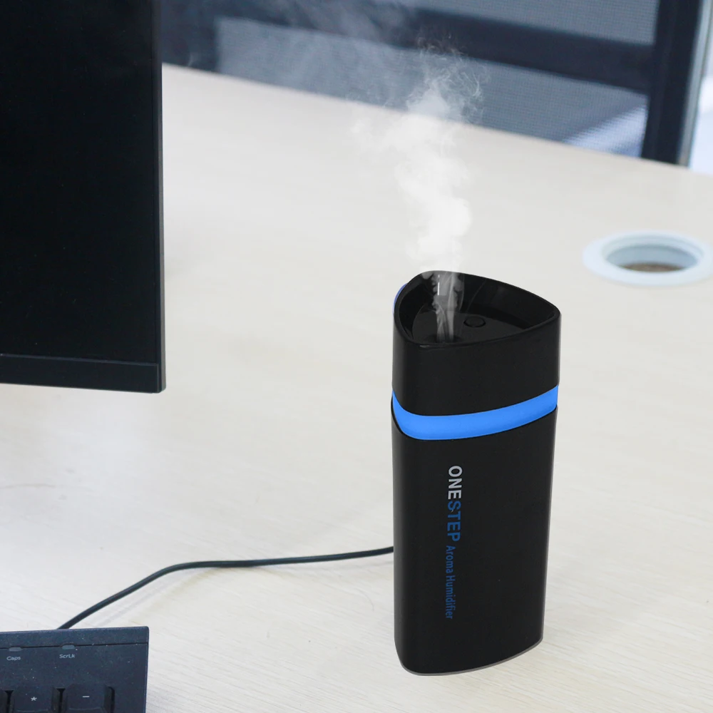

Compact Triangle Humidifier for Desk & Bedside USB-Powered, Ultra-Quiet, Auto Shutoff