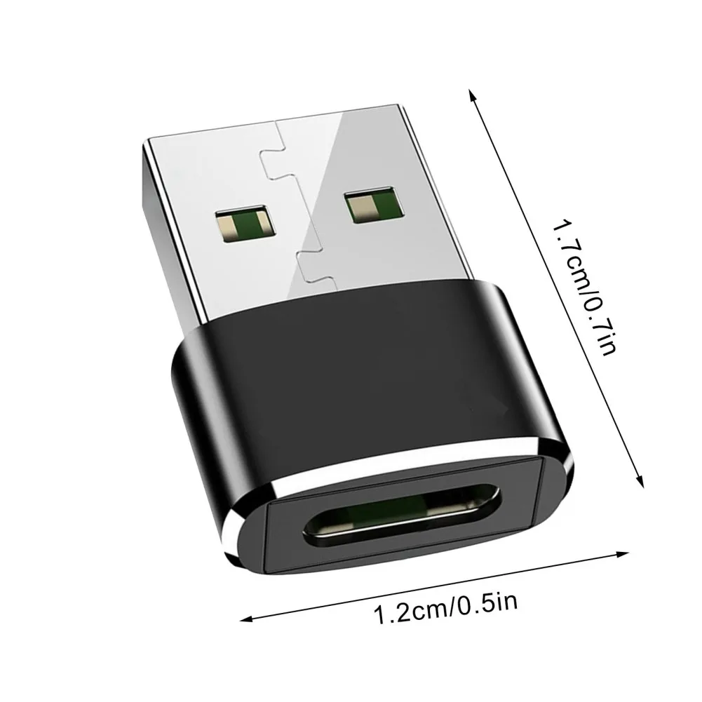 Adaptador USB Tipo C OTG, USB 2.0, Conversor Masculino