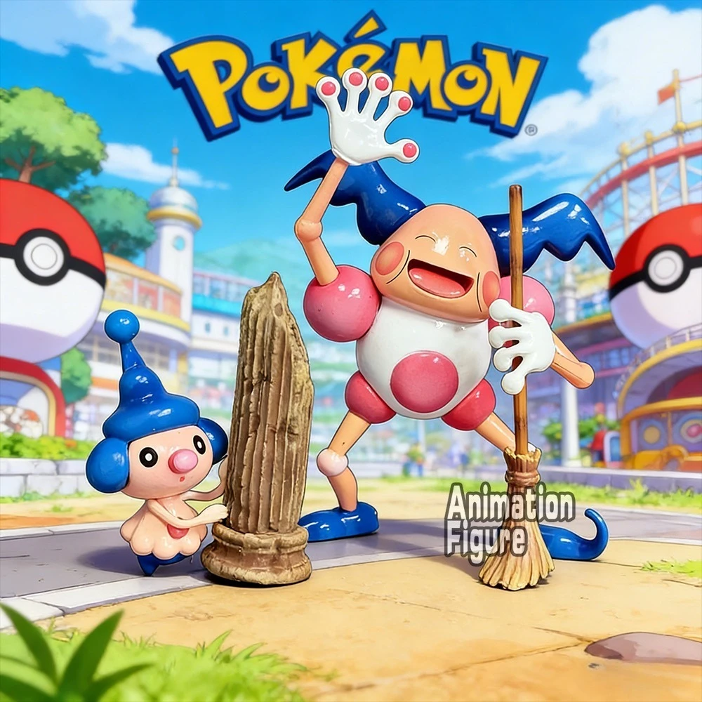 5-9 cm Anime Pokemon Figuur Mr Mime Actiefiguren Pvc Standbeeld Desktop Ornamen Collectie Model Speelgoed Geschenken