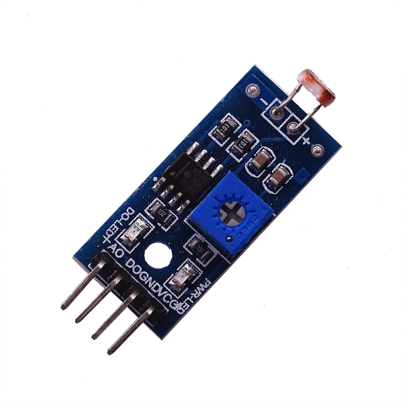 5pcs 4-pin photosensitive sensor module Light detection photosensitive resistor module