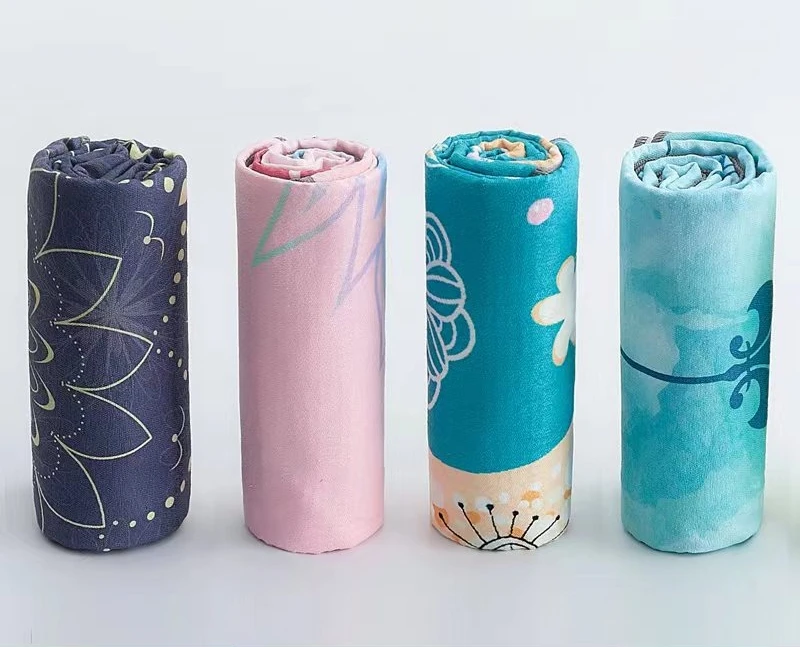 

«Спортивное полотенце для йоги, новый нескользящий коврик из микрофибры с принтом для фитнеса и спортзала, домашний коврик для йоги Cover 요가 매트»