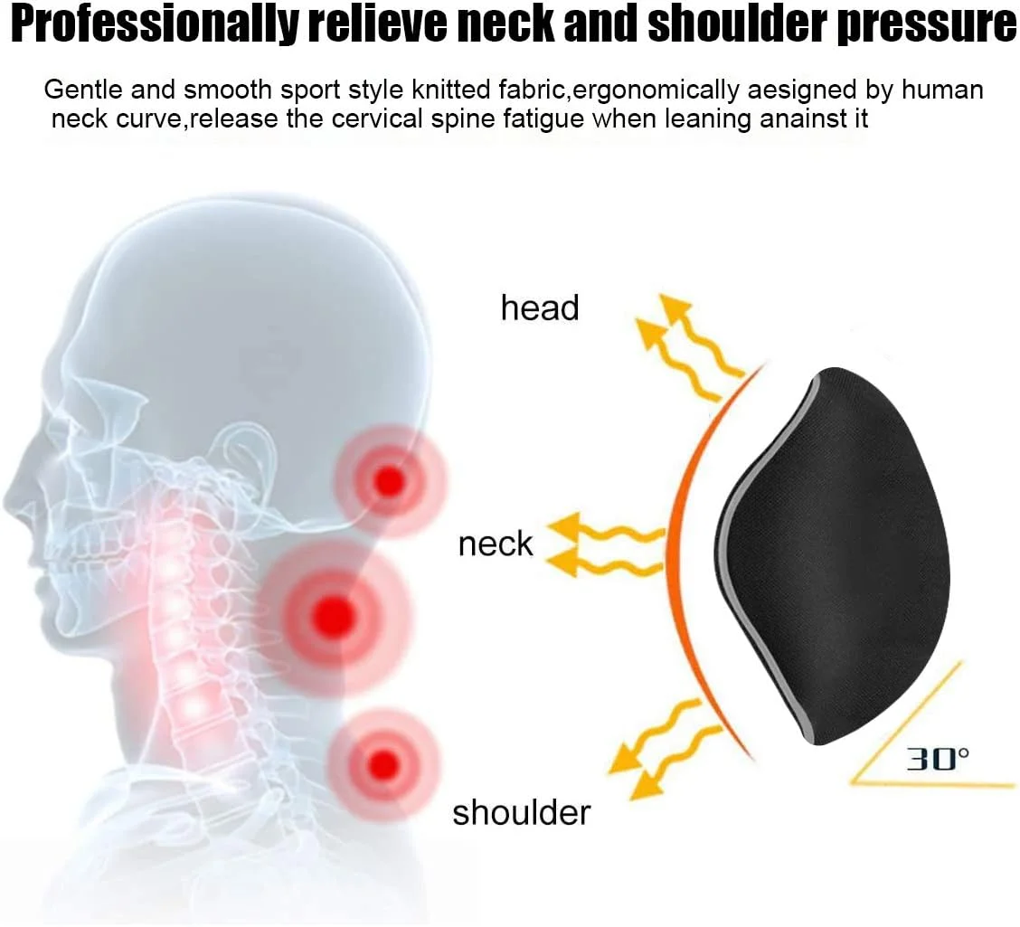 Car Headrest Neck Pillow Auto Car Neck Cushion Memory Foam Breathable Head Support Neck Rest Protector Automobiles Interior