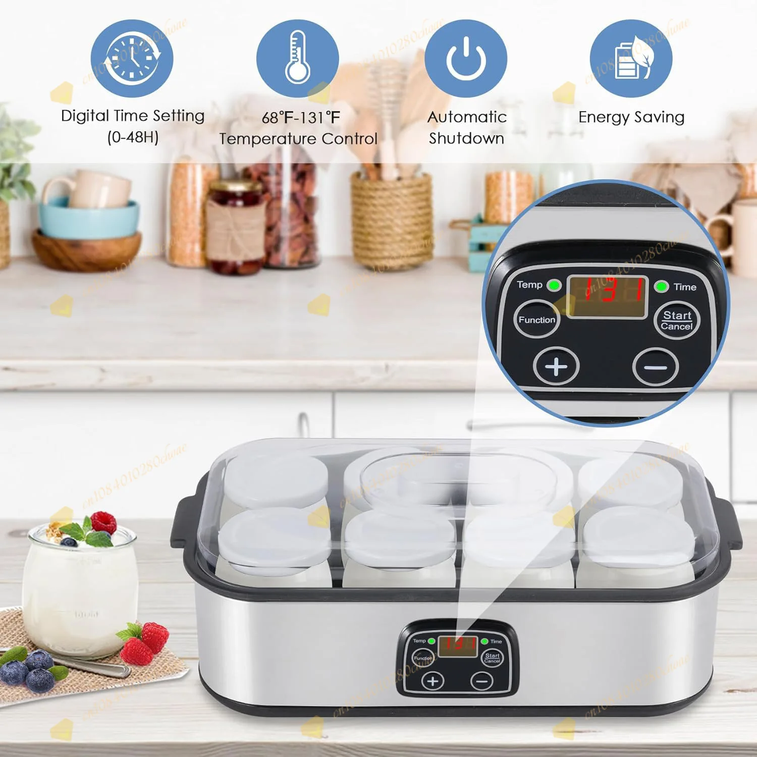 Yogurt maker household large capacity milkshake jam ice cream pudding machine ic