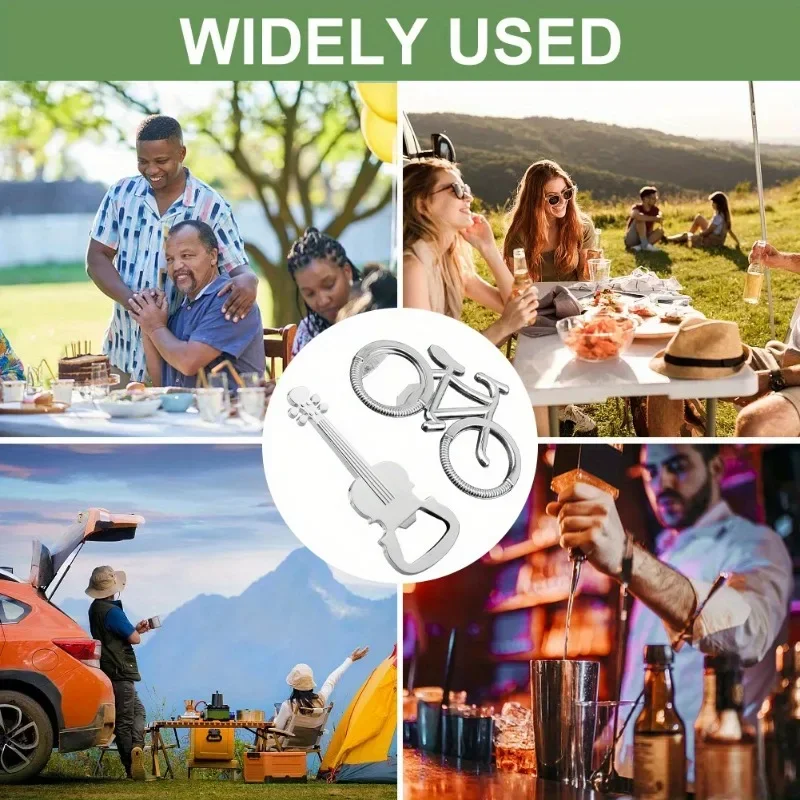 فتاحة زجاجات على شكل غيتار ، فتاحات بيرة ، هدايا مثالية للحبيب ، محبي الموسيقى ، إكسسوارات المطبخ