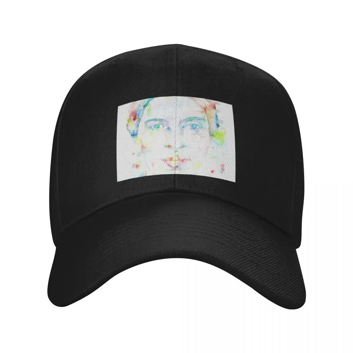 EMILY DICKINSON - watercolor portrait.2 Baseball Cap Streetwear Thermal Visor derby hat Boy Child Women's