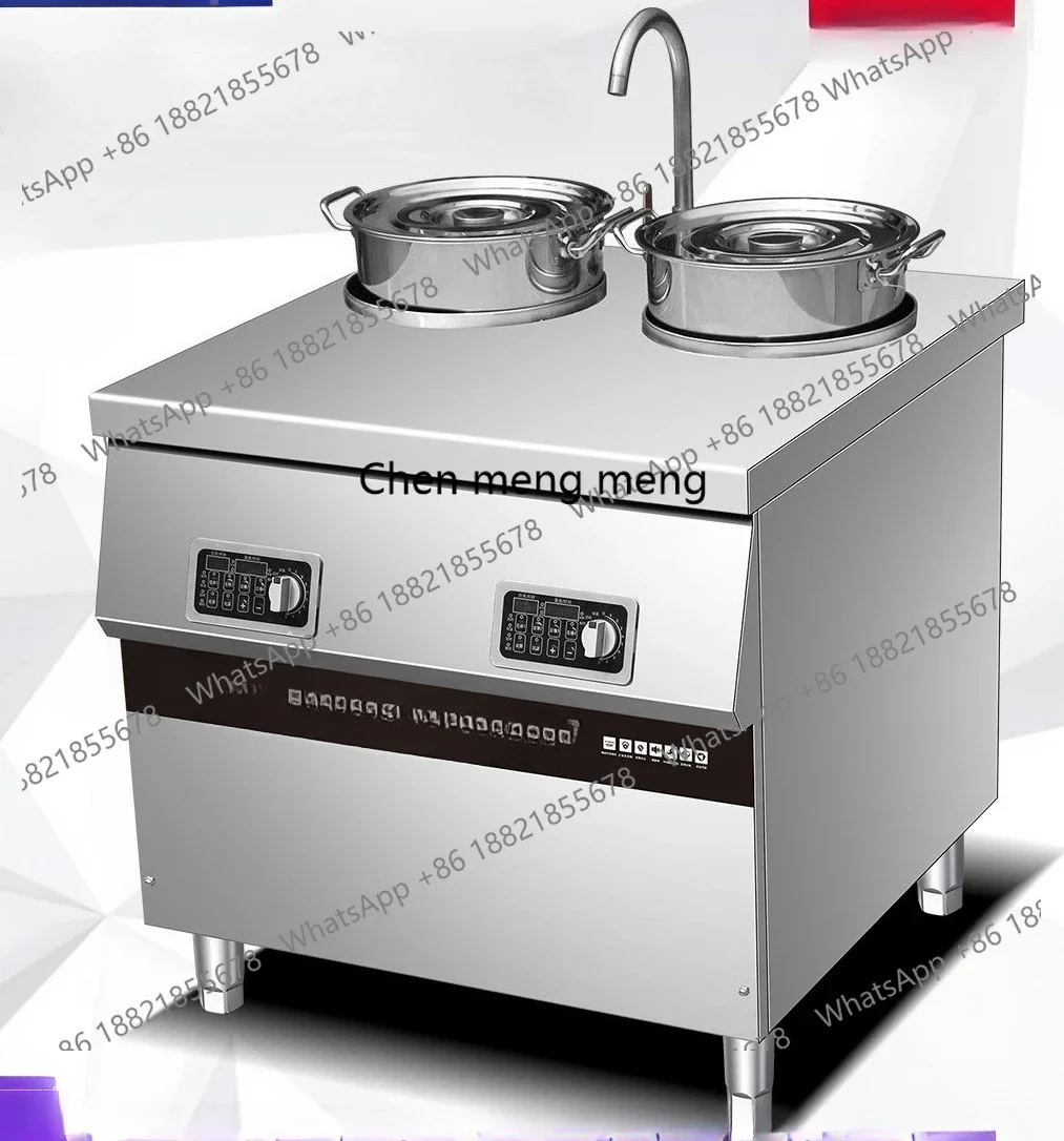 

Embedded Clay Pot Stove Commercial Double-Burner Spicy Hot Pot High-Power Flat-Head Soup Stove Braised Meat Western Kitchen