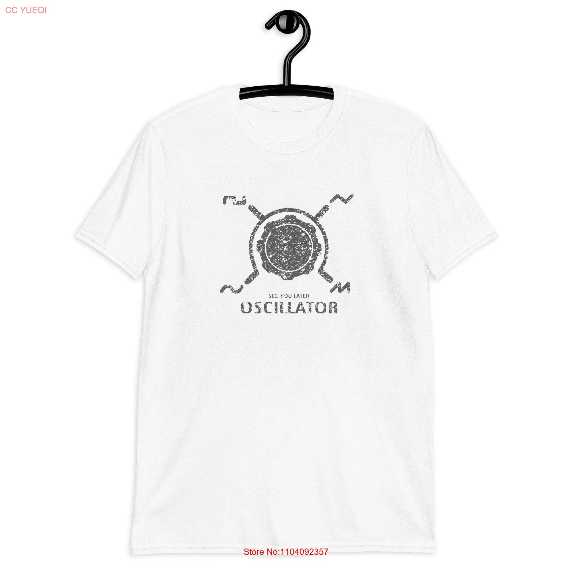 funny synth t shirt for electronic musician See you later oscillator long or short sleeves