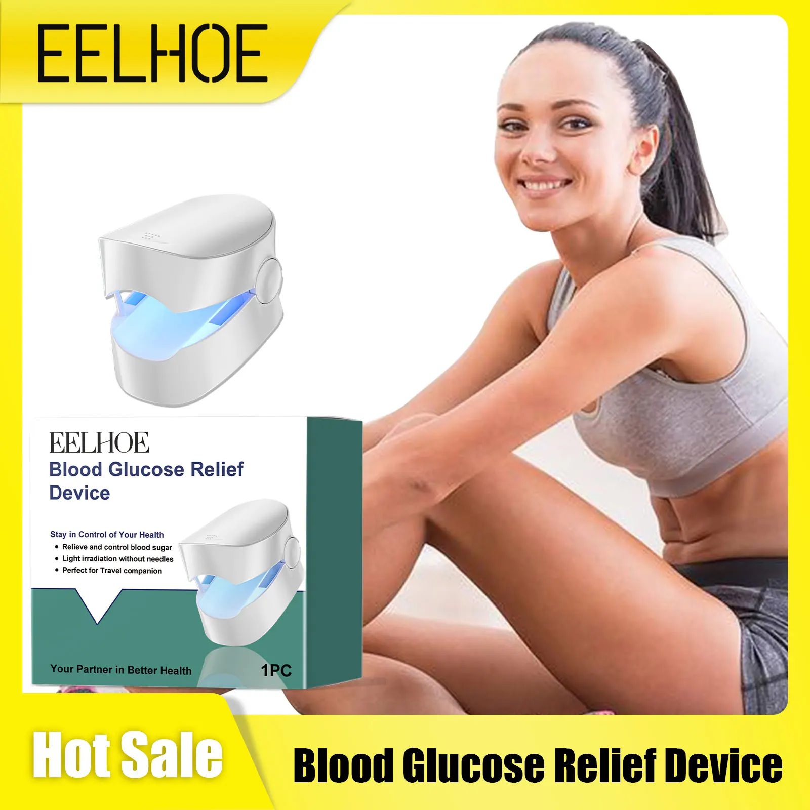 

Blood Glucose Test Machine for Painless Body Relief Instant Blood Sugar Control Portable Design Blood Sugar Balance Body Health