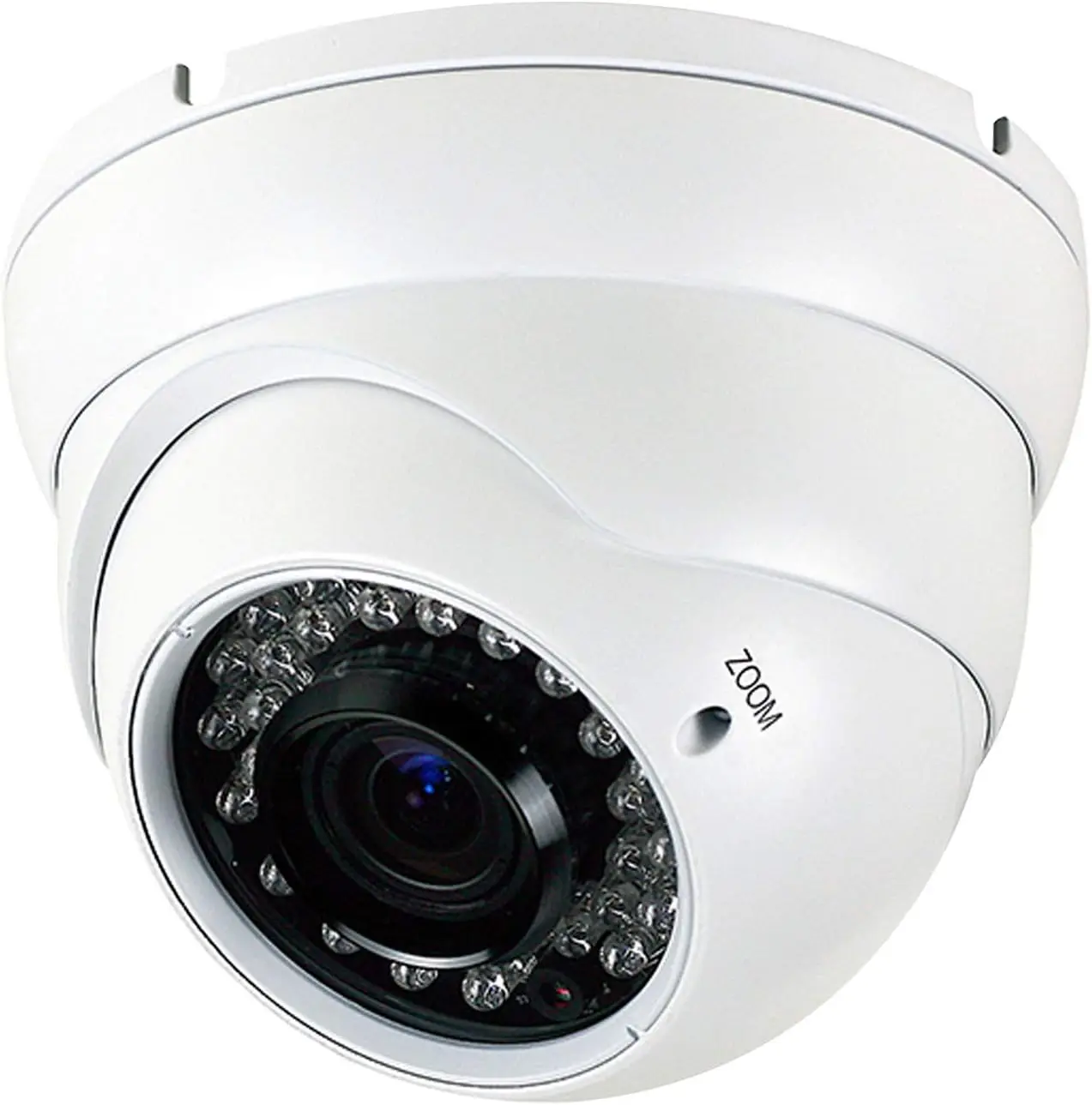 

HD 1080P Outdoor Security Dome Camera with Varifocal Lens, Weatherproof and Night Vision for Home Monitoring