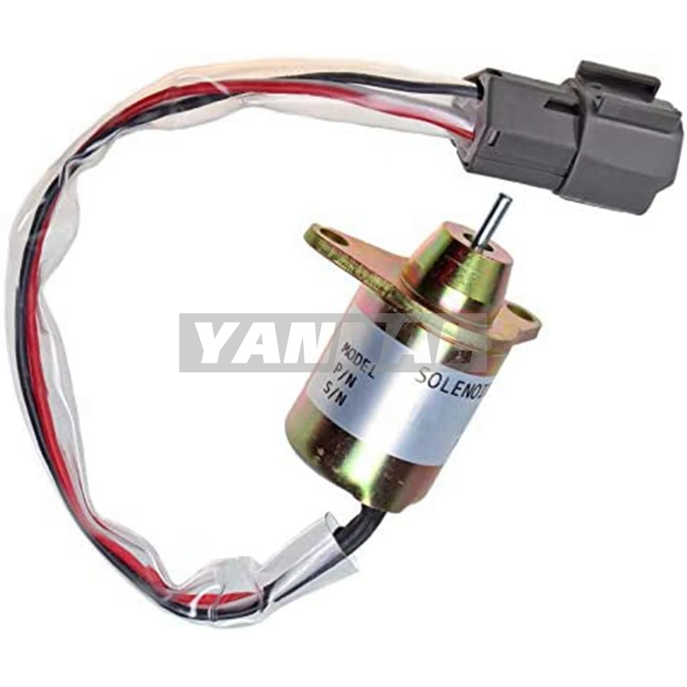 HOT SALE 24V FUEL SHUTOFF SOLENOID VALVE 1503ES-24S5SUC12S FOR YANMAR TB235 3TNV88-BPTB2