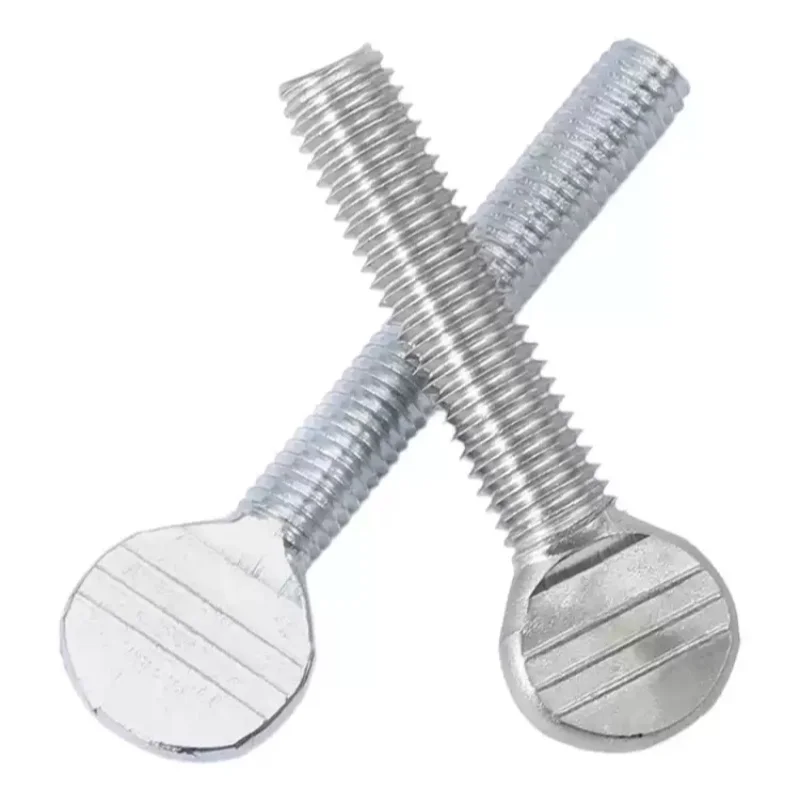 M4 M5 M6 M8 M10 1/4-20 5/16-18 304 الفولاذ المقاوم للصدأ المجلفن اليد تشديد تنس الطاولة مضرب الإبهام مسامير