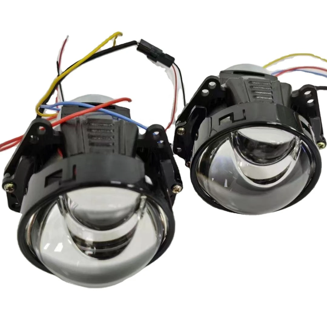 New 12v 55w Lossless LED Bifocal Lens Laser Matrix High Beam Cannon 3.0 Inch Far Beam for Kia Stinger Seltos Car 6000k