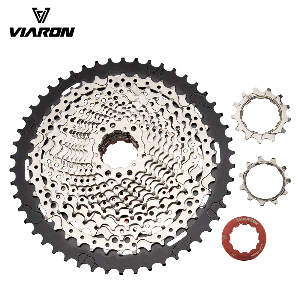 Viaron HG Mountain Bike Flywheel 13 Speed 11-50T MTB Aluminum Alloy Variable Speed Cassette Flywheel Bicycle Accessories