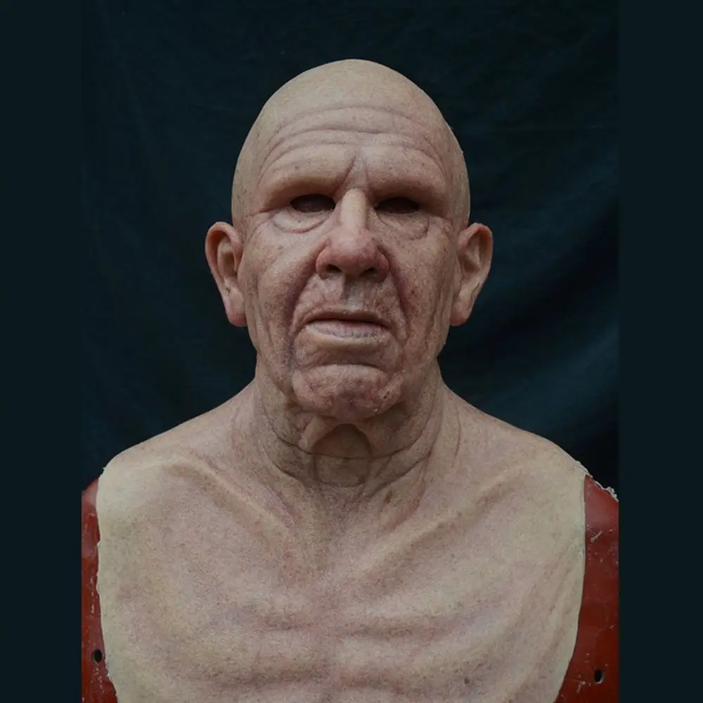

Festival Mardi Gras Face Cover Party Supplies Costume Party Masquerade Mask Old Man Mask Cosplay Props Halloween Decoration