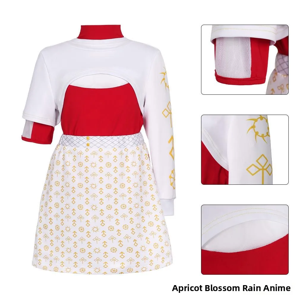 Kostum Cosplay Zombies5 Zombie High 4 Halloween Roleplay Seri TV Amerika Set Panggung Jumpsuit Pakaian Tradisional Wanita