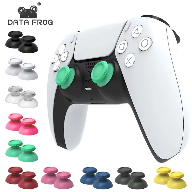 DATA FROG Joystick Replacement Parts Thumb Sticks Botton for PS5 Controller Analog Stick Cap for Playstation 5 Gamepad