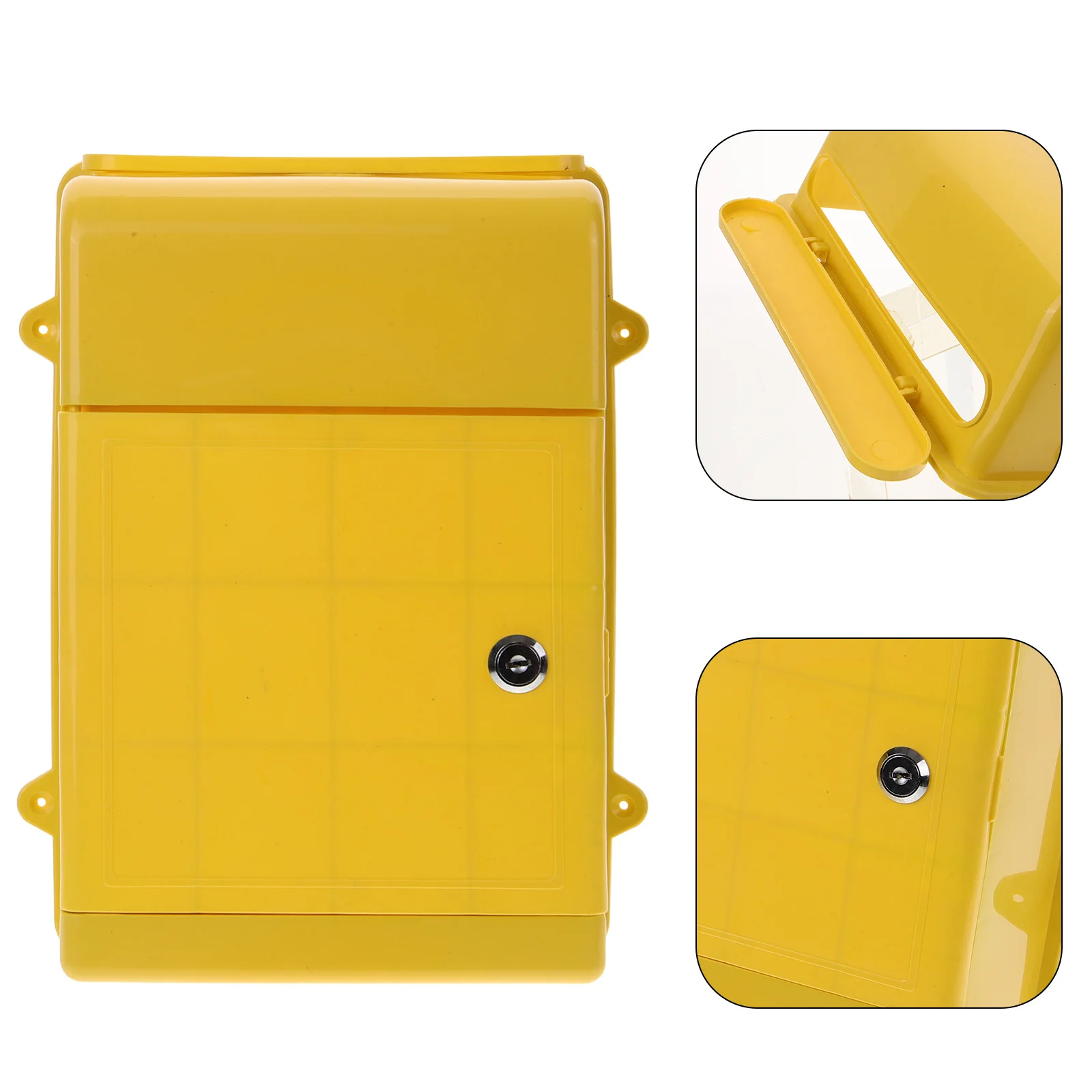 Wandmontage kunststof metalen brievenbus Afsluitbaar Regendicht Buiten Suggestie Stembiljet Verzamelbox Brievenbus voor buiten