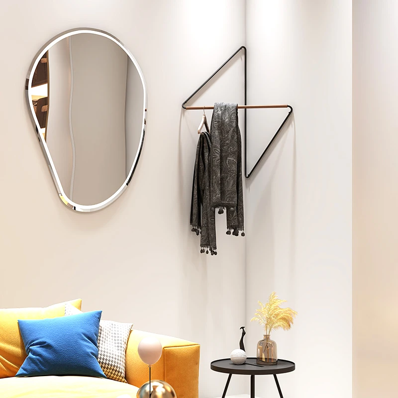 

Modern Aesthetic Coat Rack Hall Storage Bathroom Wall Mounted Coat Rack Place Saving Recibidor De Entrada Mueble Furniture