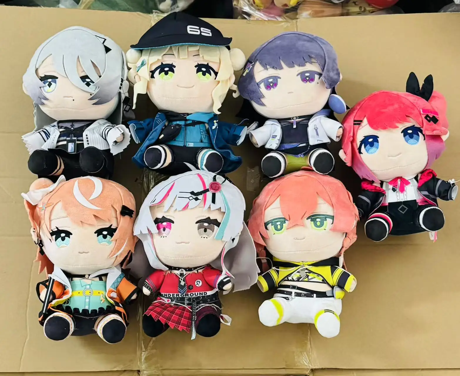 Идиоос 2-я годовщина NIJISANJI En Плюшевая кукла Аниме Nozomi Meruto Shu Yami Koshimizu Toru