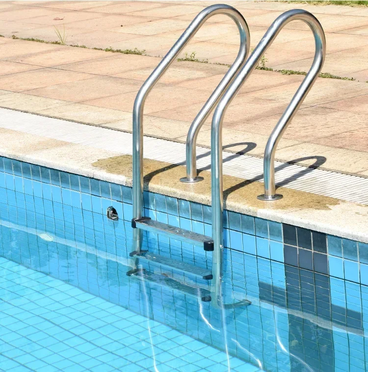 Swimming pool escalator 304 stainless steel ladder thickened ladder