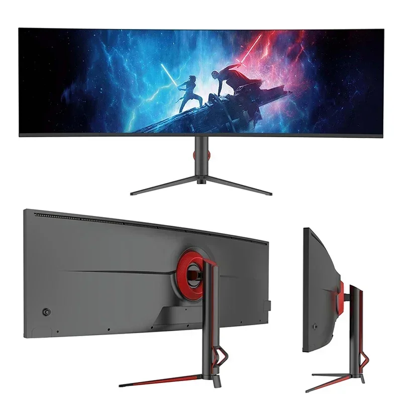 49 palec 5K ultrawide počítač zakřivený 5120x1440 144hz LCD panel displej pro herní PC plocha úřad