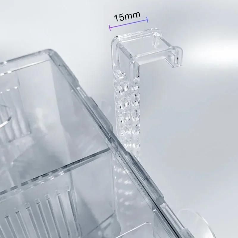 Aquarium Accessories Acrylic Fish Breeding Isolation Box Fish Tank Aquarium Breeder Double Guppies Hatching Incubator