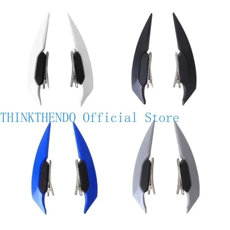 

652F 2PCS Acrylic Wing Hair Clip Side Hairpin for Women Girl Hair Styling Accessories Clip Halloween Party Props Headwear
