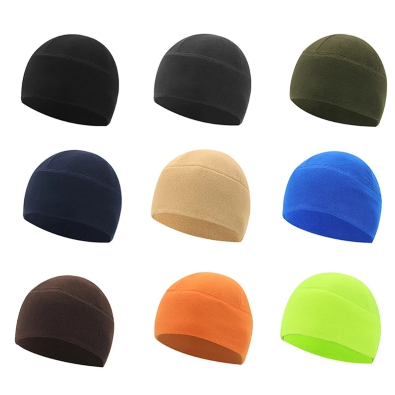 Thicken Ear Protect Beanie Adult Casual Hat Winter Warmer Fleece Hat Cold Winter Presents for Students Teenagers 066C