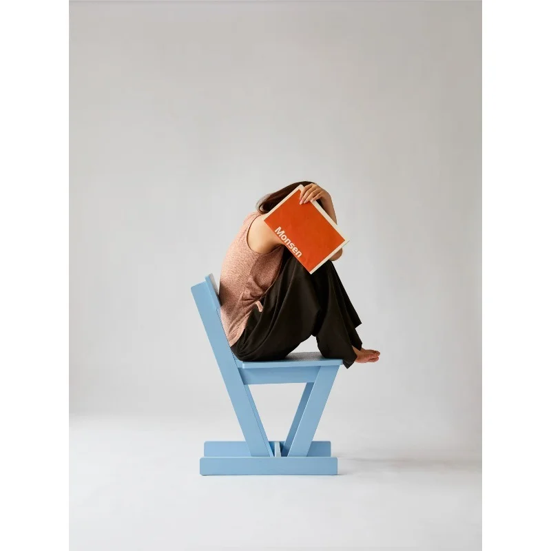 

Solid Wood Back Chair, Dining Chair Designer Ergonomic Chair, Comfortable for Home Use, Sedentary and Not Tired