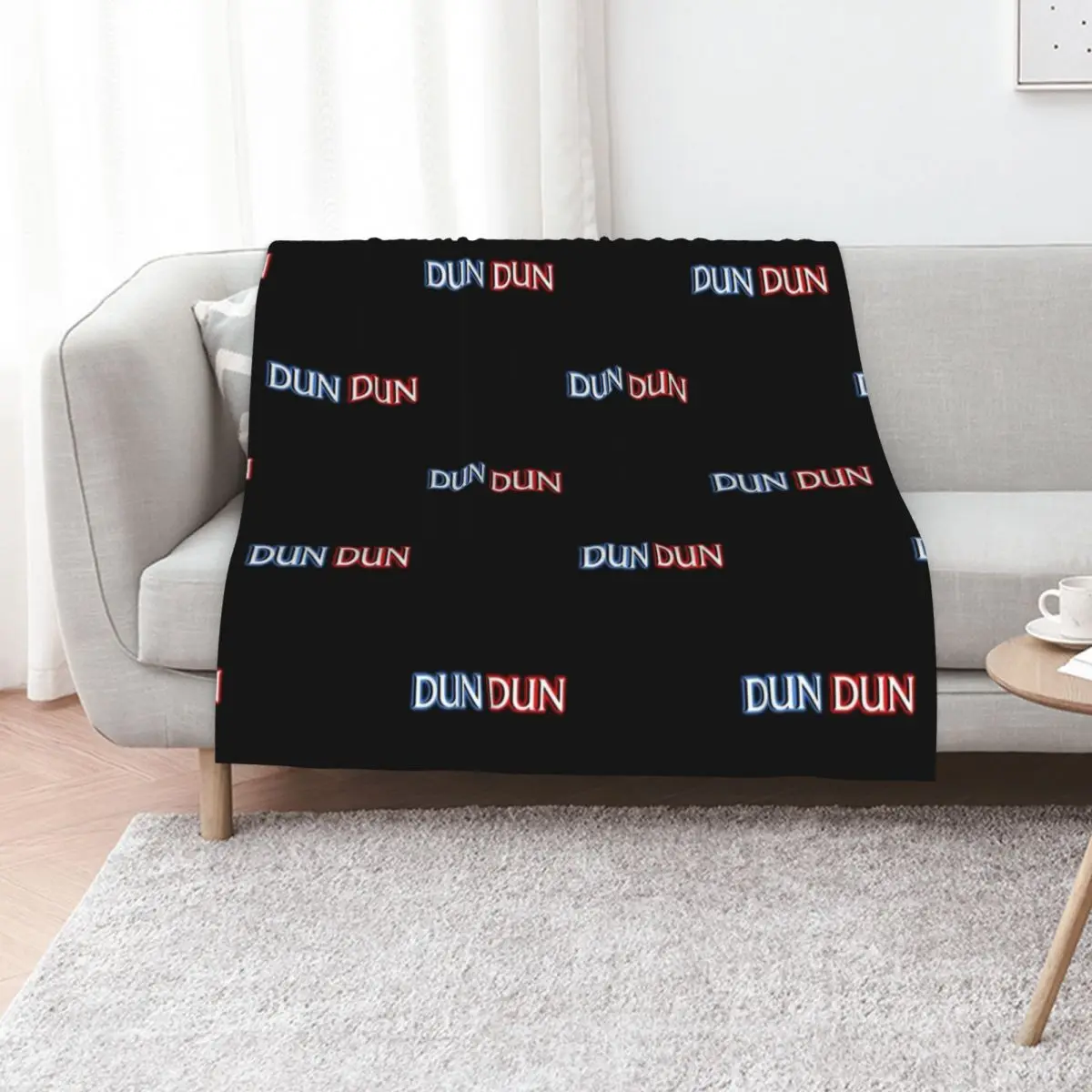 Dun Dun Law and Order Throw Blanket Bed linens Hairys Single warm winter Multi-Purpose Moving Blankets
