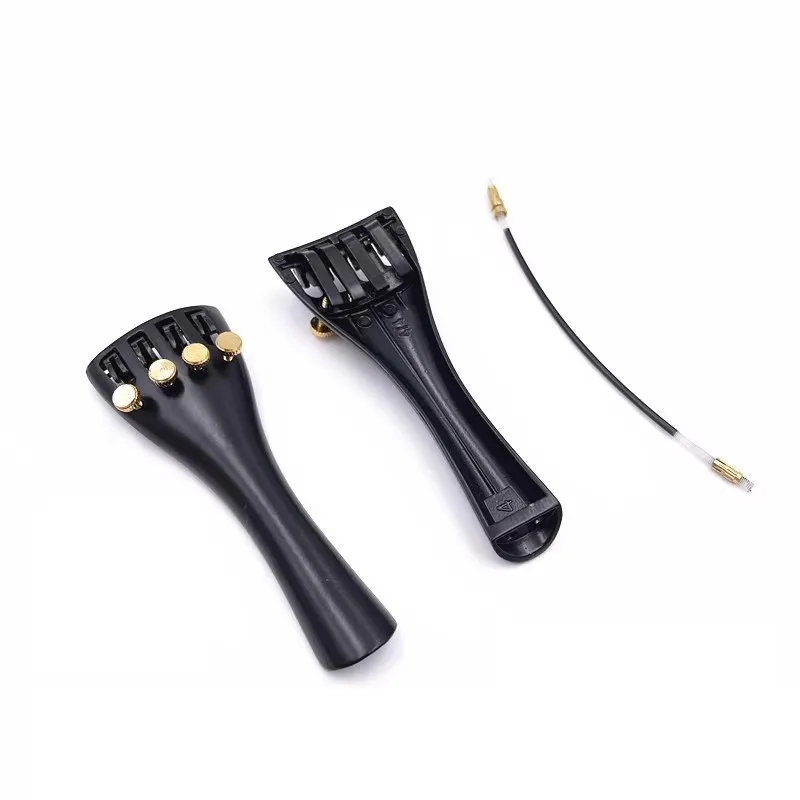 كمان من ألياف الكربون 4/4 لوحة سلسلة متكاملة من سبائك الألومنيوم مع ملحقات كمان ضبط دقيقة