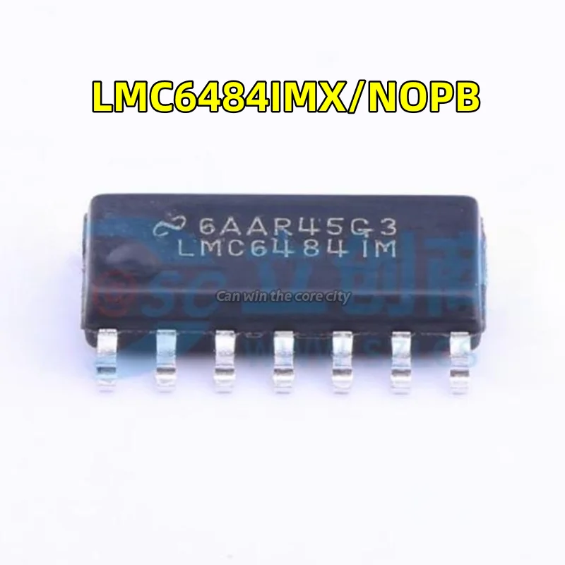 50 PCS / LOT New LMC6484IM LMC6484IMX / NOPB operational amplifier package SOP14 original in stock