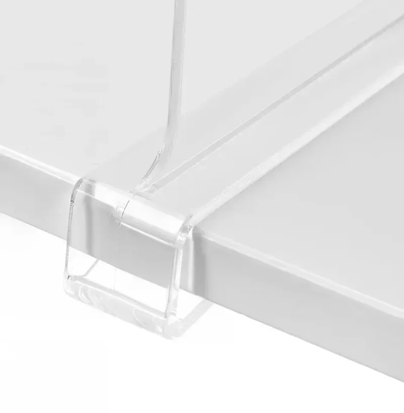 Divisori per scaffali in acrilico Organizzatori per guardaroba Divisori per scaffali trasparenti per l\'organizzazione dell\'armadio 1/2/4/6 pezzi