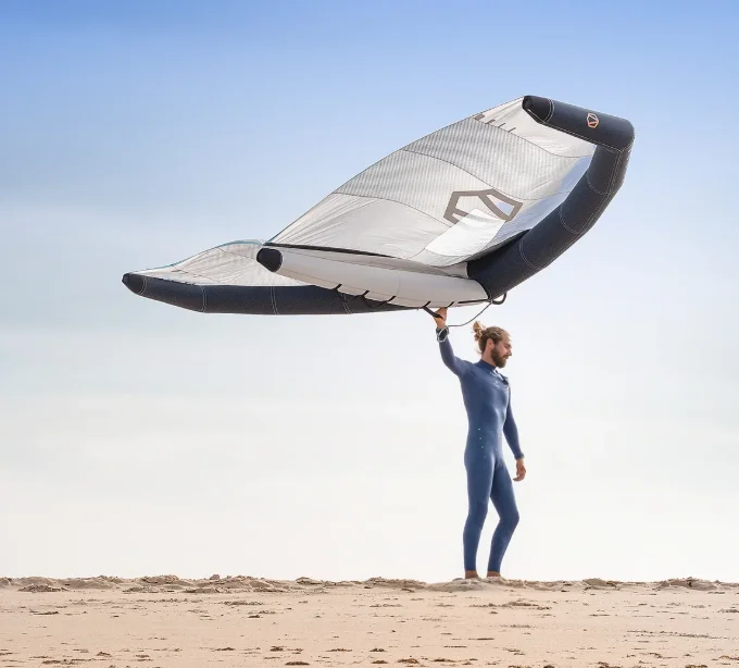 

Надувной кайтборд с спиннераком для вингфойла: прочный и легкий, для океанских вод