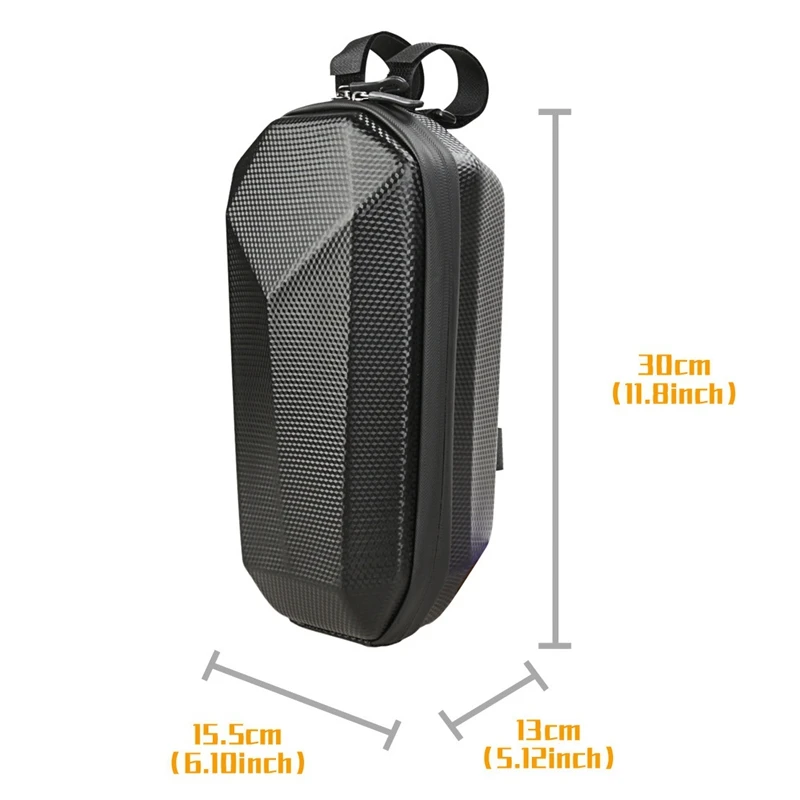 Electric Scooter Bike Handle Bar Bag Electric Folding Bicycle Handle Bag EVA Hard Case For Balance Car M365