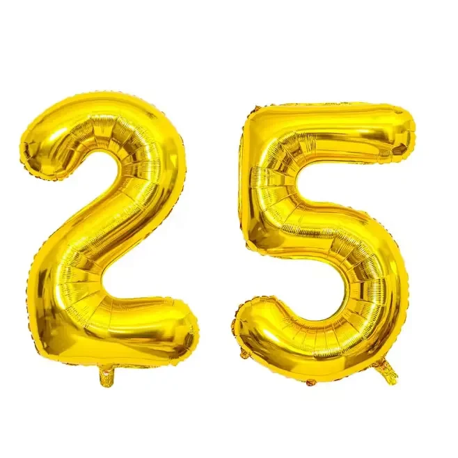 2 Stück 40 Zoll Zahlenfigur Folienballon16 18 20 21 25 30 35 40 Jahre Erwachsene alte Geburtstagsfeier Jahrestag Dekoration Luftballon – Detail 7