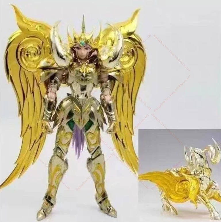 Metal Club/MC Saint Seiya Myth Cloth EX Aries Mu SOG/Soul of God with Totem/Object Gold Knights of Zodiac Action Figure in Stock