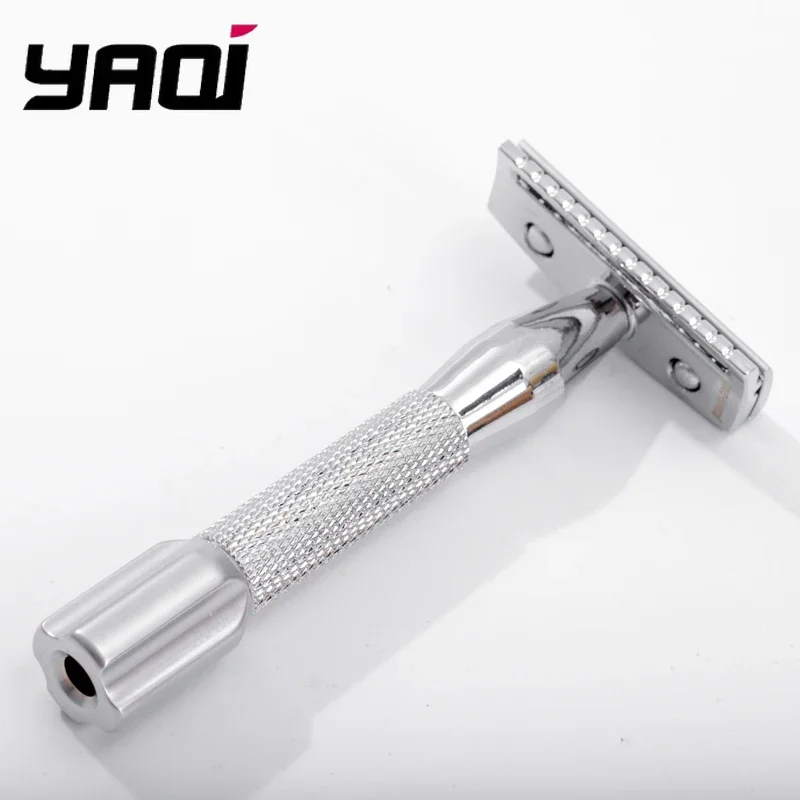 YAQI Razzo Rocket Safety Razor — хромированная алюминиевая ручка, эргономичный дизайн, удобный опыт бритья для мужчин