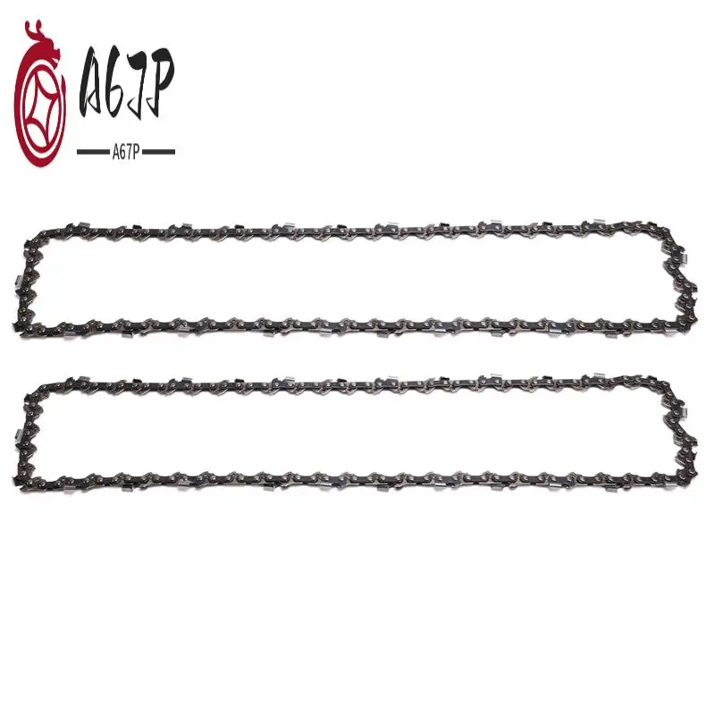 A67P-Pack Of 2 Saw Chains 3/8 Inch 1.3 Mm 57TG 40 Cm (16 Inch) Replacement Chain For Various Chainsaws, Electric Chainsaws