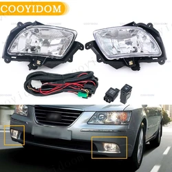 Car Front Bumper Fog Lights Driving Lights Daytime Lights Running DRL Fog lamps For Hyundai Sonata NF Ser 2 2008 2009 2010