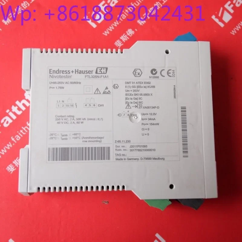 E + H FTL325N-F1A1 Endershaus Vibratory Limit Signal Transmitter Nivotester