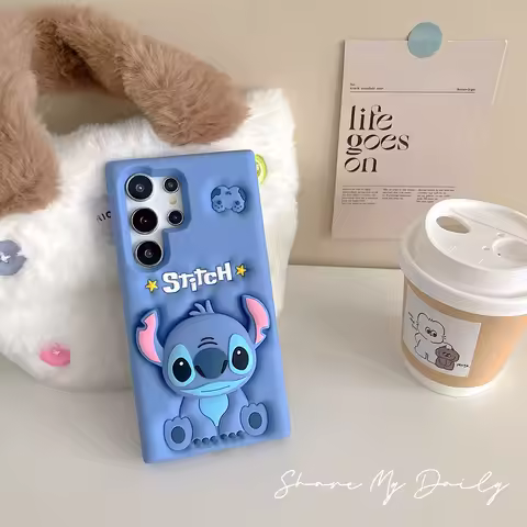 For Samsung Galaxy A12 A13 A15 A24 A25 A30S A32 A51 A53 A54 S20 S21 S22 S23 S24 FE Plus Ultra 5G Case Stitch Soft Holder Cover