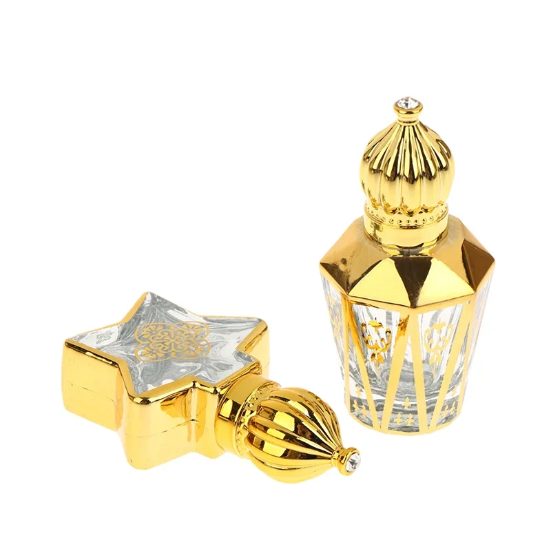 10/12ML Empty Roller Bottles For Essential Oil Travel Bottle With Glass Roller Ball Refillable Empty Glass Perfume Containers