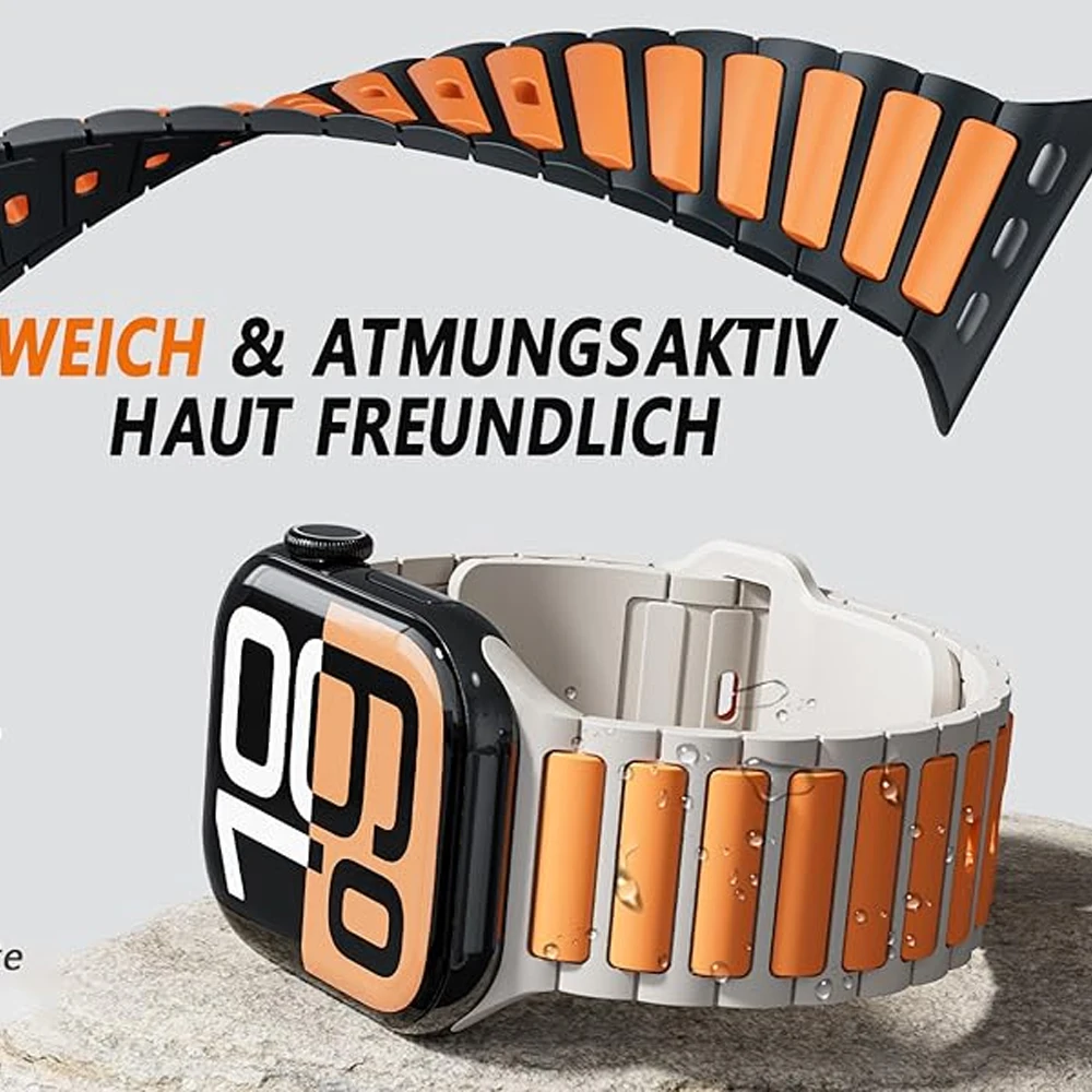 الأشرطة الرياضية لساعة أبل الترا 2 الفرقة 49 45 46 44 مللي متر 42 مللي متر 40 41 مللي متر سوار المعصم كوريا IWatch سلسلة 10 SE 9 8 7 6 5 4 2027