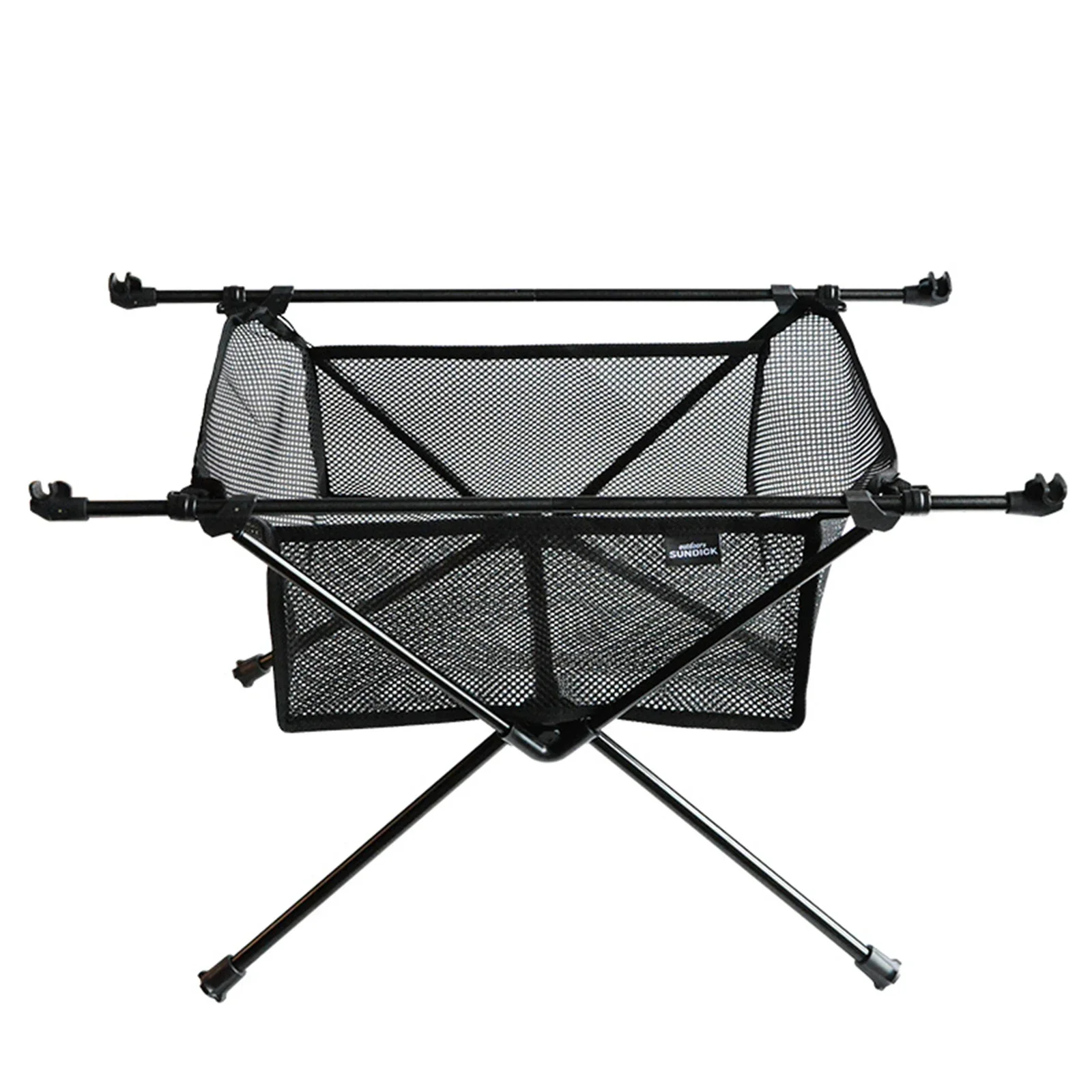 Portable Folding Table Storage Net Shelf Bag Stuff Mesh For Picnic Outdoor Camping Barbecue Kitchen Folding Table Rack Hanging