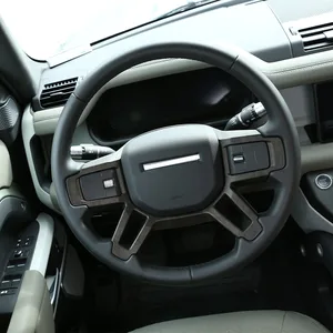 Neu! ! ! Für Land Rover Defender 90 110 2020-2024 ABS Carbonfaser-Innenhändler Lenkrad Dekoratives Klebstoff-Autozubehör 10 Hauptverkäufe PECAS -Verteidiger 110 - №5
