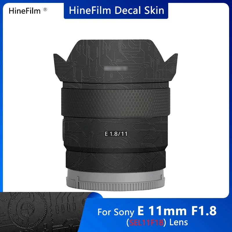 

SEL11F18 Lens Sticker E11 F1.8 Lens Decal Skins Wrap Cover for Sony E 11mm f/1.8 Lens Premium Sticker